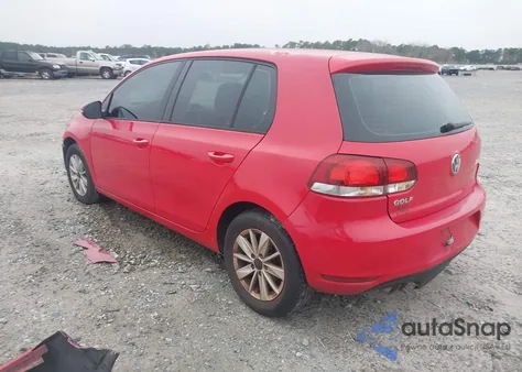2010 Volkswagen Golf 4-Door z USA, uszkodzony, nr VIN WVWDB7AJ5AW191117